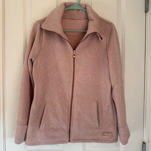 Calvin Klein Pink Zip-Up Sweatshirt